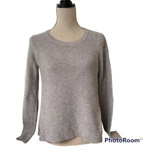Women’s Madewell Textured Sweater, Gray, size XS